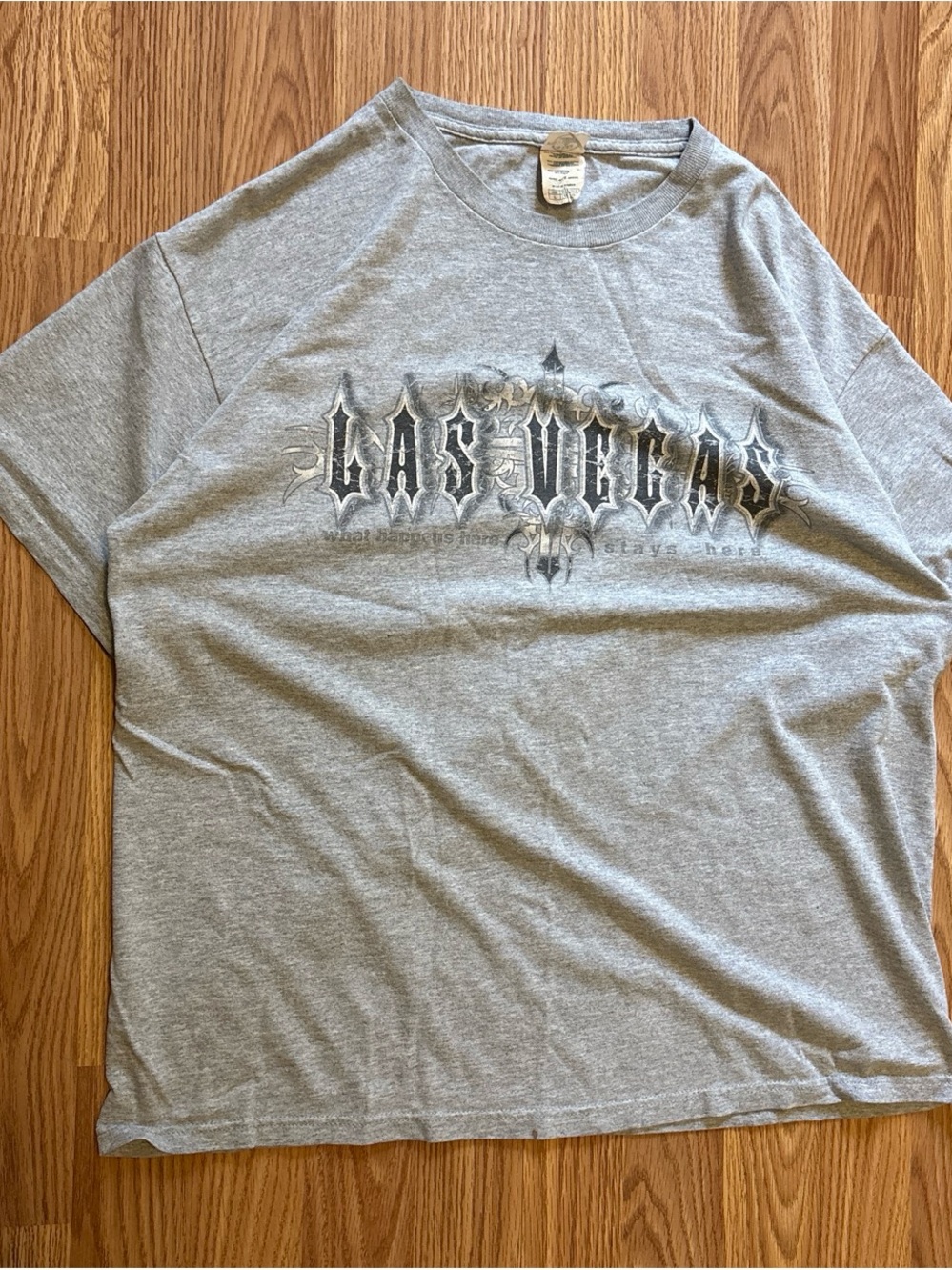Delta Gray Las Vegas Graphic Short Sleeve Tee